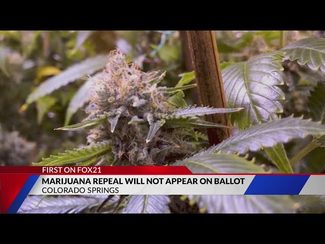 Marijuana repeal will not appear on April ballot