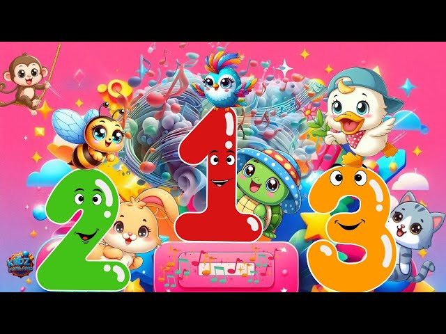 123 Counting Song for Kids | Animals Sing and Play | Kidz Funland! | Nursery Rhymes & Kids Songs |