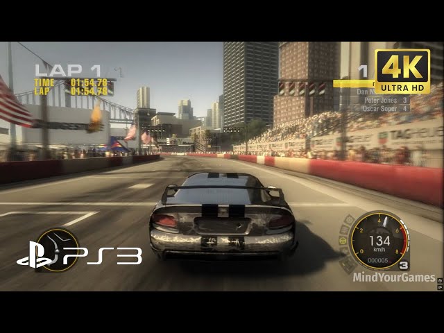 Race Driver Grid PS3 Gameplay [4K UHD 60FPS]