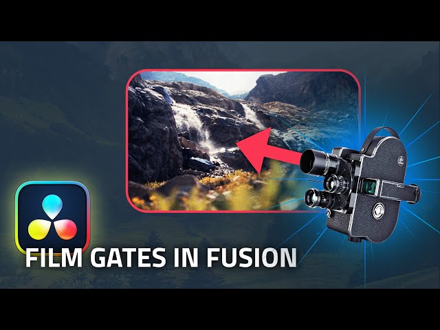 RETRO Film Look for FREE, Film Scan Gate with FUSION - DaVinci Resolve Tutorial (16mm 35mm 8mm)