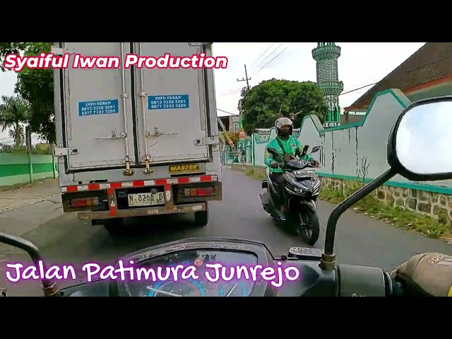 Jl. Patimura Junrejo - Jl. Diponegoro Junrejo #infolalulintas #infojalanraya #motovlog