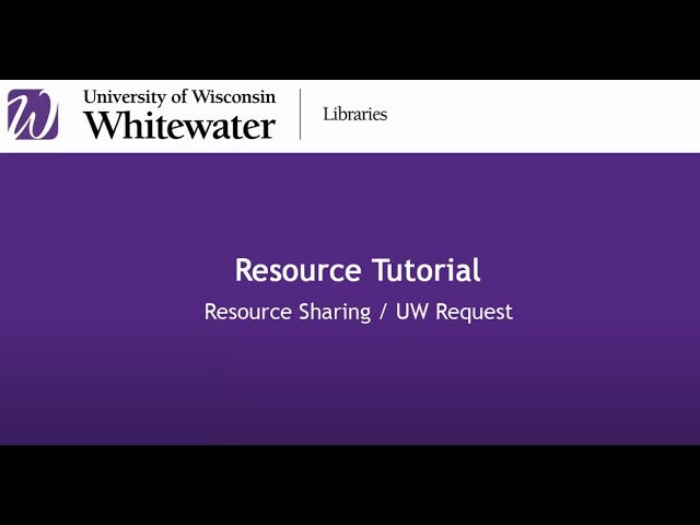 How to use UW Request