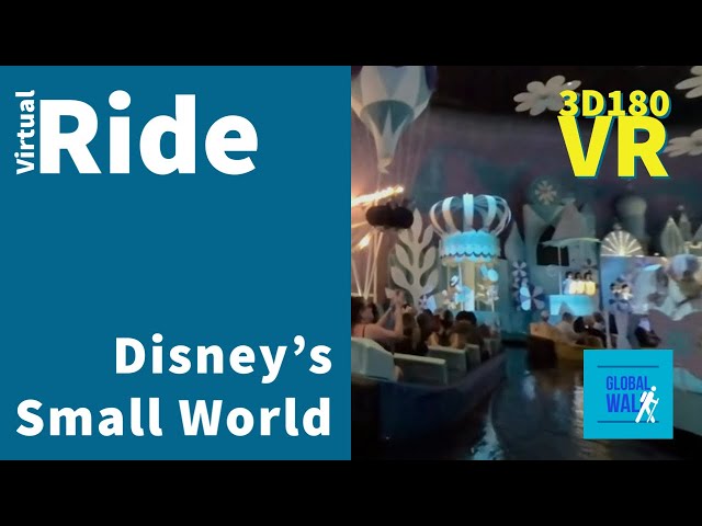 [3D180 VR] FULL RIDE "It's a Small World" adventure at Walt Disney World's Magic Kingdom