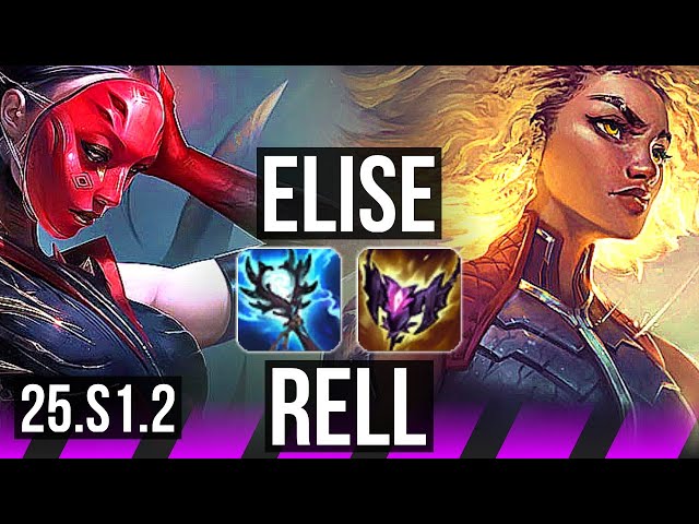 ELISE & Ezreal vs RELL & Sivir (SUP) | KR Diamond | 25.S1.2