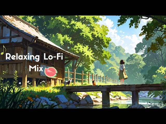 "Relax & Chill 🍃 Ghibli inspired Lo-fi – The Ultimate Cozy Vibes for Study & Sleep 🎧✨"