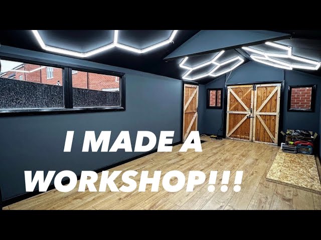 Update Vlog - I made a workshop, Car and garage plans.