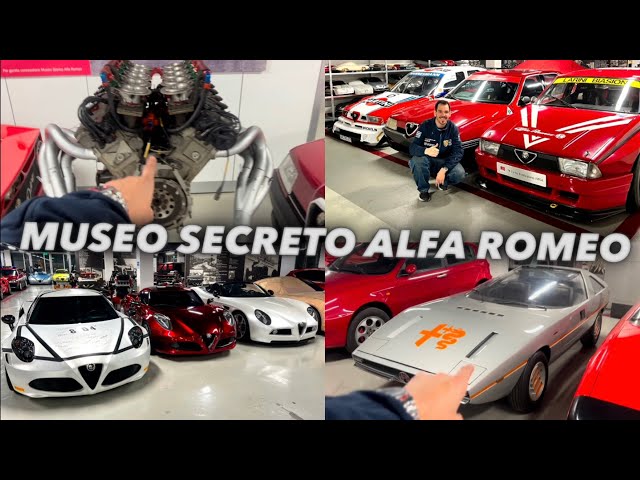 Coches legendarios planta secreta del museo Alfa