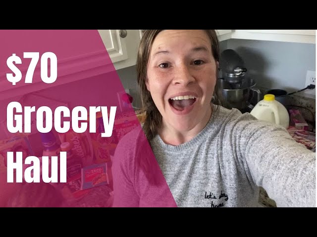 $70 Grocery Haul | Meal Planning on a Budget | Frugal Meal Ideas | How to meal plan on a budget