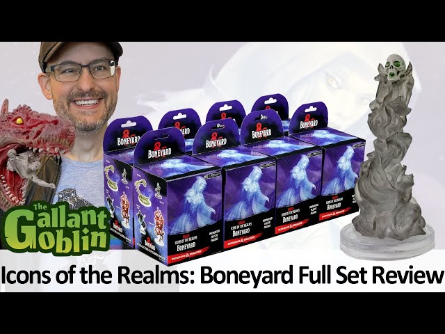 Boneyard Minis Full Set Review - WizKids D&D Icons of the Realms