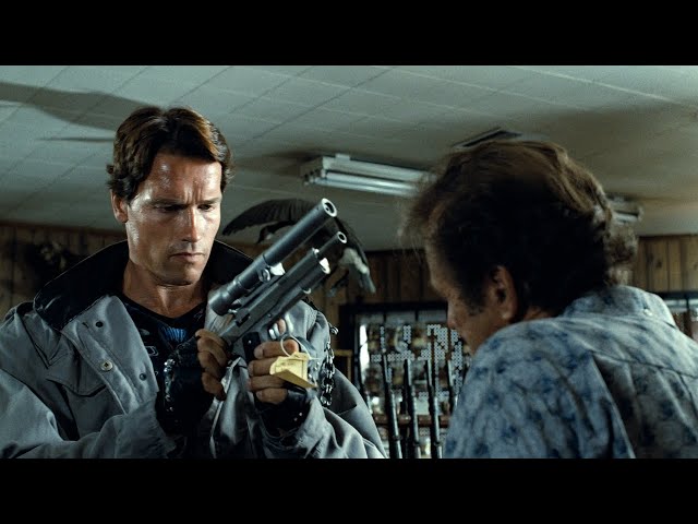 The Terminator 1984 Gun shop scene 4K HDR Mono