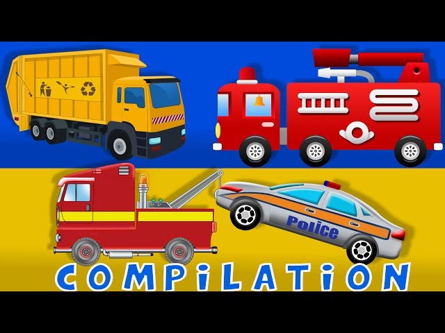 Cars | Fire truck | Tow Truck | Heavy Vehicle | Compilation