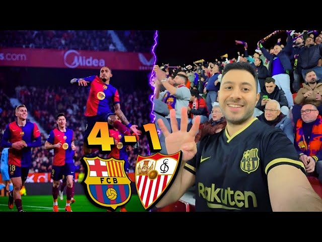 🎥 Barcelona vs Sevilla 4-1 | Vlog from Sánchez Pizjuán and Pedri’s Magic ✨🔥