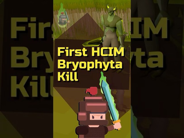 My 1st HCIM Bryophyta Kill in 60s #SHORTS