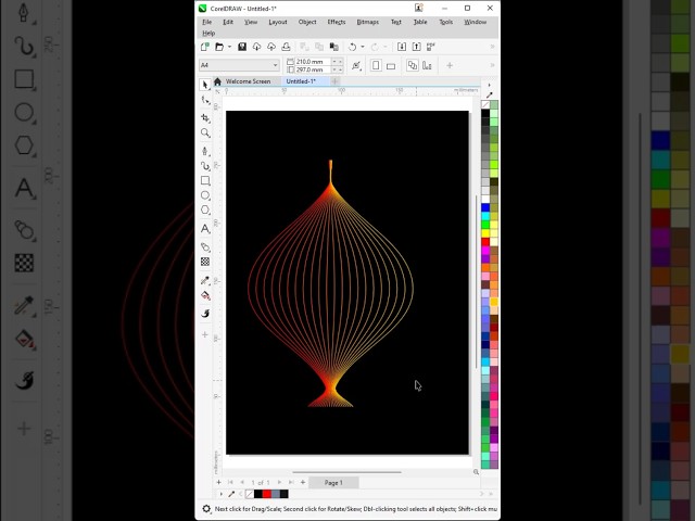 CorelDRAW Tutorial for Beginners  #tutorial #coreldraw #design #graphics