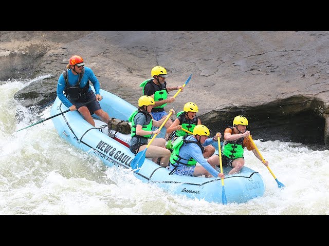 360 VR Whitewater Rafting in Lower New River, West Virginia, USA (short 2)