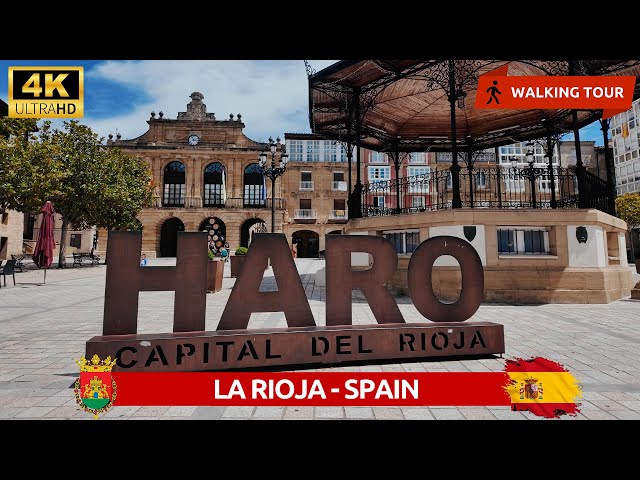 HARO 4K WALKING TOUR 🇪🇸 The Capital of Rioja Wine 🍷