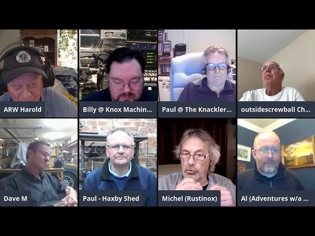 The ARW discussion #34  Tail stock chucks and video production equipment