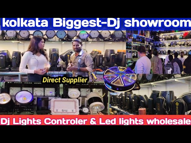 dj light wholesale in Kolkata all sizes speaker available #djlight #decoration #sound