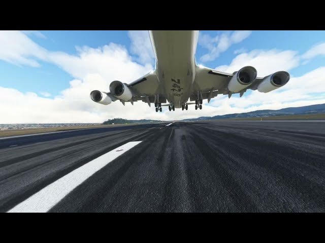 Boeing 747-800 Landing, Watch in 3D VR180