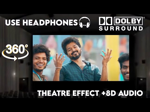 Master - Vaathi Coming |Theatre Experience Dolby  Surround  sound  8D Audio |  Thalapathy Vijay