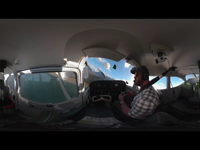 Ground Reference S-Turns in 360 & VR -- Private Pilot Flying Maneuvers