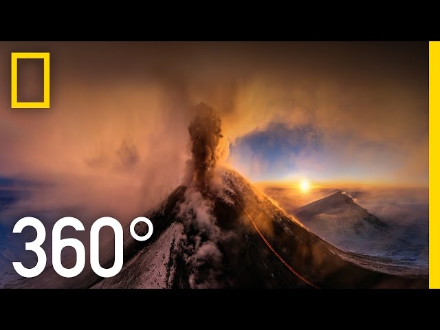 360° Kamchatka Volcano Eruption | National Geographic