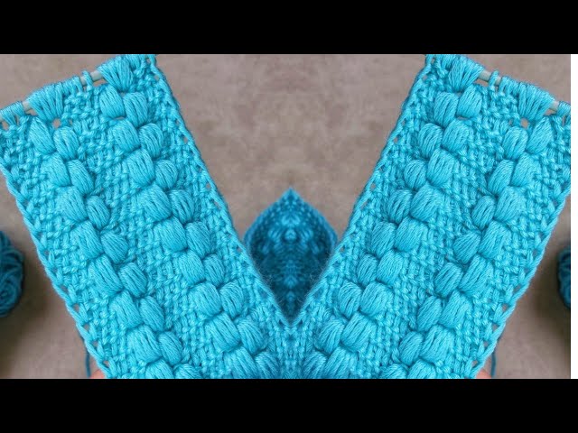 Wonderful 💯 👌 Easy Tunisian Crochet Stitch for Beginners #tunisiancrochet