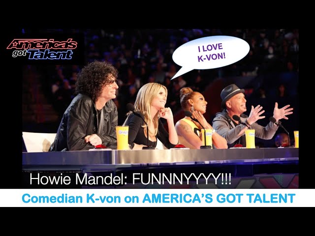 America's Got Talent gives comedian K-von standing ovation!