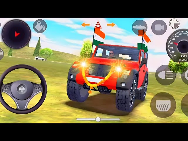 Dollar (Song) Modified Mahindra Red Thar😈|| Indian Cars Simulator 3D || Android Gameplay