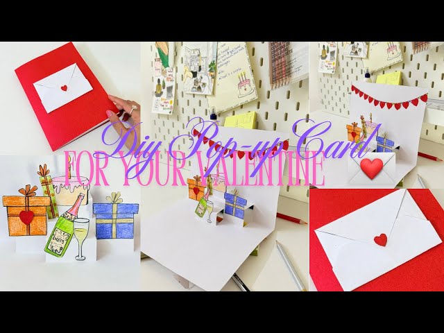 DIY Valentine’s Day Pop-Up Card 💌 | Easy Handmade Card Tutorial