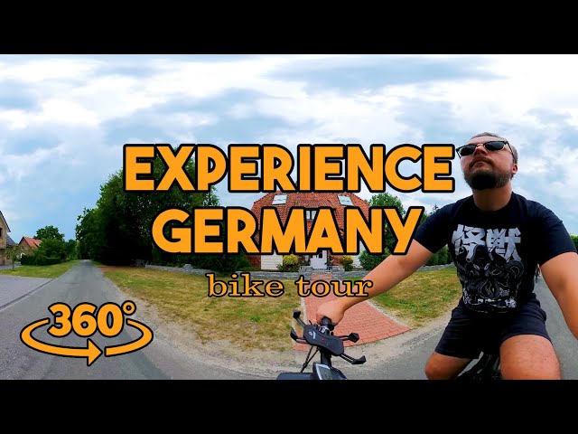 360° VR Bike Tour - German Villages and Beautiful Nature