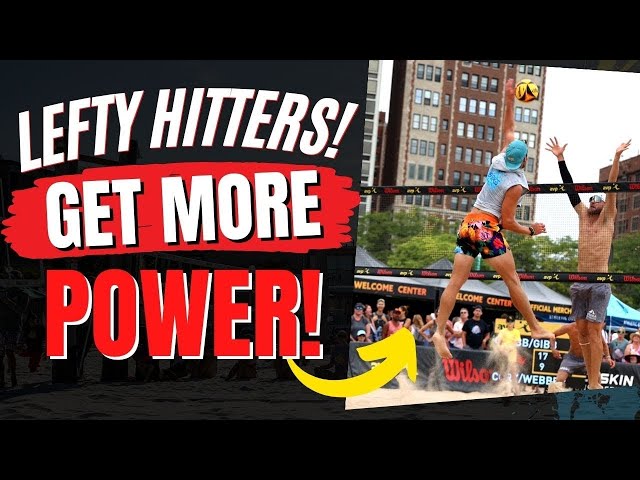 Left-Handed Volleyball Players! How to Get More POWER in Your Swing! 💪