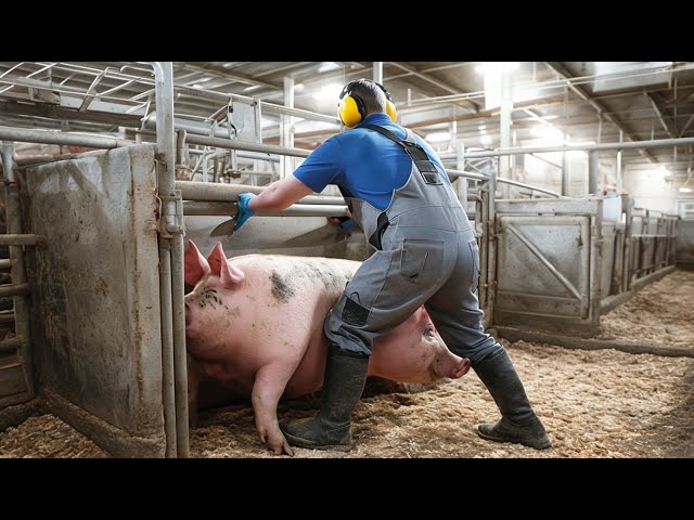 Life on the Pig farm. The Happiest Farmyard Pigs