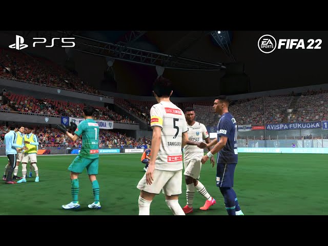 FIFA 22 PS5 | アビスパ福岡 vs 川崎フロンターレ | J1リーグ | 4K |【AI vs AI】