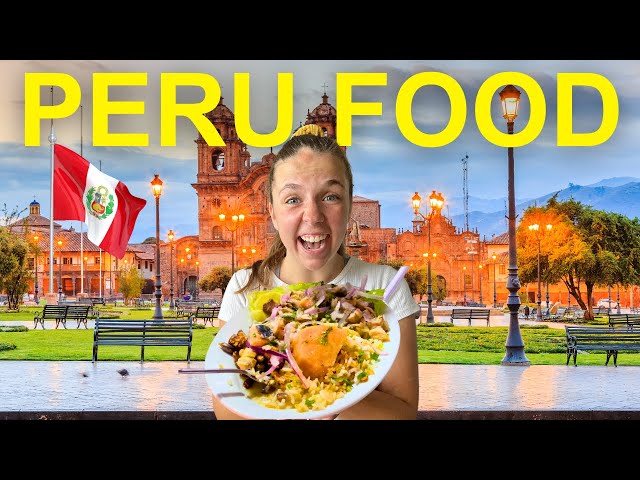 Eating our Way through CUZCO PERU! 🇵🇪