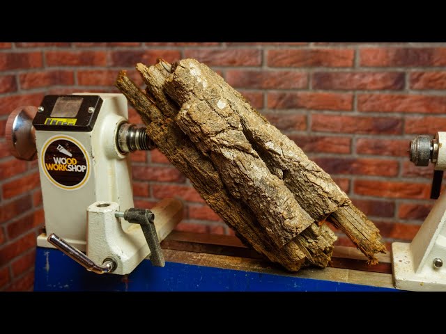 Woodturning - Bark Bowl