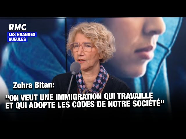 Zohra Bitan favorable à une immigration qui travaille