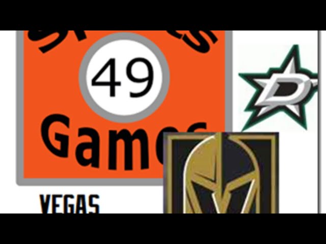 49 Sports Quick Decks Hockey. 2024 Game 4. Vegas Golden Knights at Dallas Stars