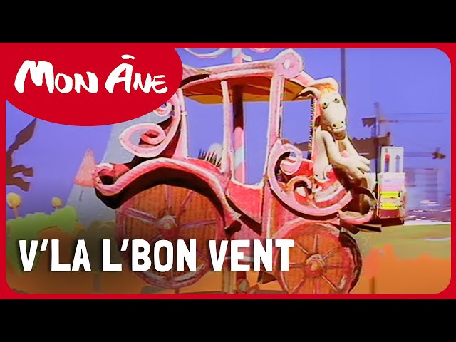 V'la l'bon vent - My donkey | Baby nursery rhyme with words | Folikids 💫