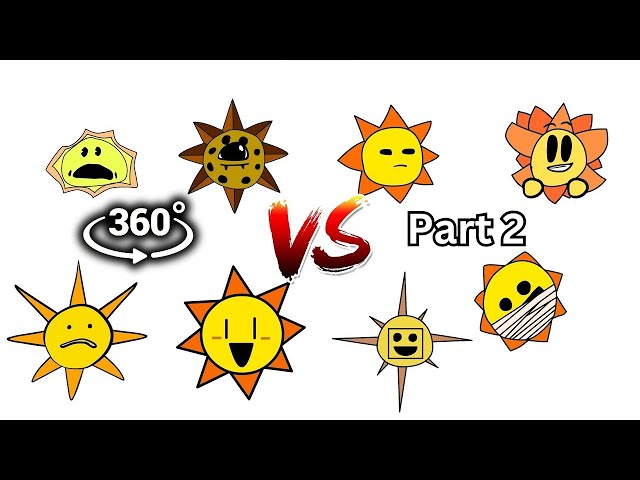 360° Mr sun sprunki compilation joke video | Part 2