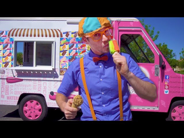 Blippi Visits an Ice Cream Truck | Math and Simple Addition for Children