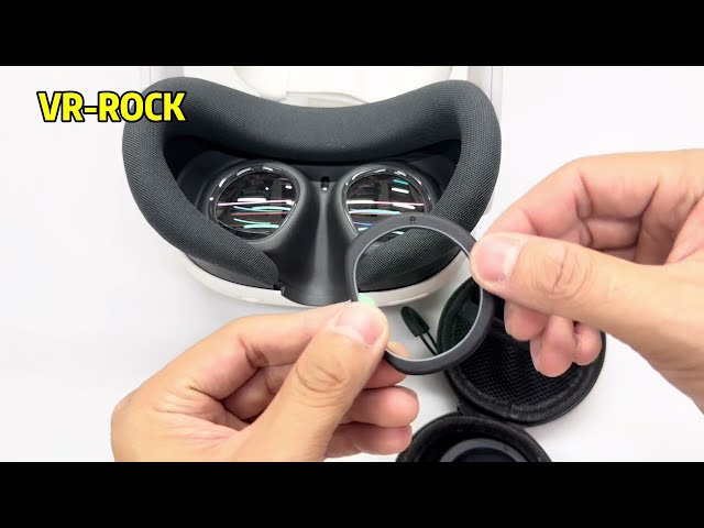 Meta Quest 3 lenses inserts installation instruction - VR Rock