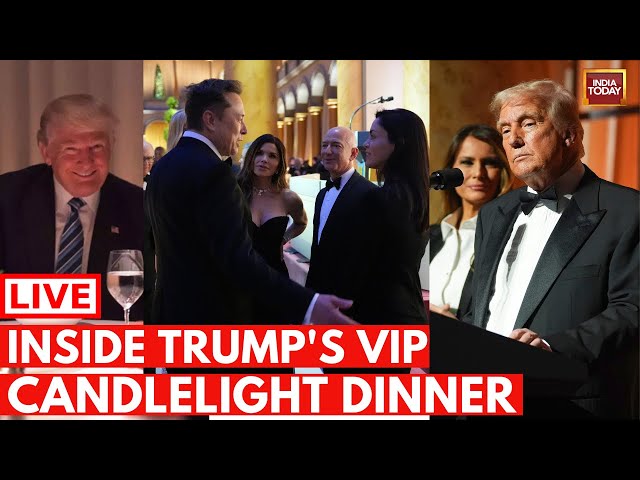 Donald Trump LIVE: President-elect Attends Exclusive Candlelight Dinner At National Building Museum