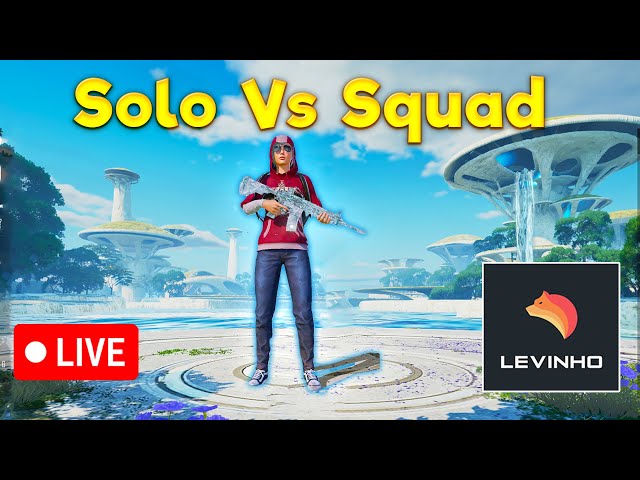 🔴 LEVINHO LIVE SOLO VS SQUAD | PUBG MOBILE🔴