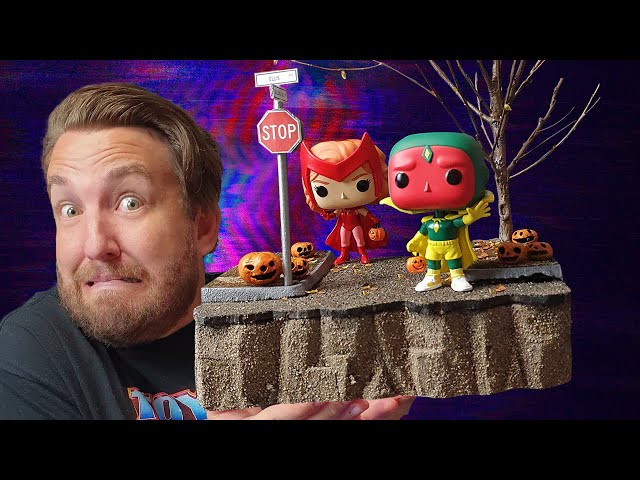 How to make WANDAVISION FUNKO POP display! WandaVision Halloween Funko Pop news and unboxing!