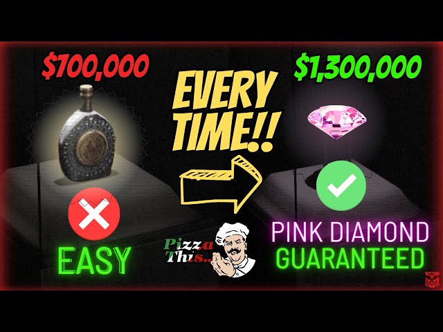 UPDATED METHOD! How to get PINK DIAMOND EVERYTIME in Cayo Perico Heist GTA Online 2025! PC/PS4/XBOX