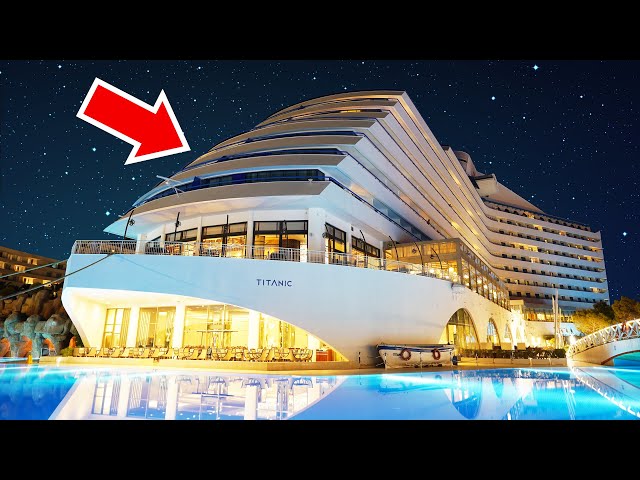 🚢 I Stayed in World's Largest Ship Hotel 🛏️ Titanic Beach Lara Travel Vlog