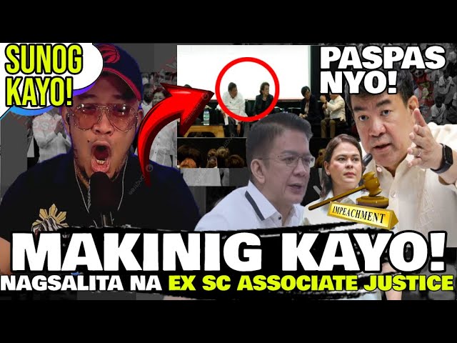 SUPREME COURT EX ASSO. SINAMPAL SILA NG TAMANG BATAS!  / SENADOR SAPUL NA PASPASAN ANG IMPEACHMENT!