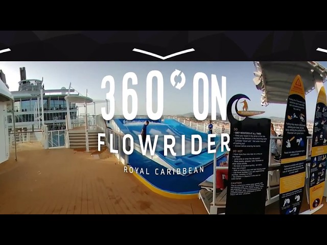 360 On Royal Caribbean: FlowRider GoPro | Harmony of the Seas