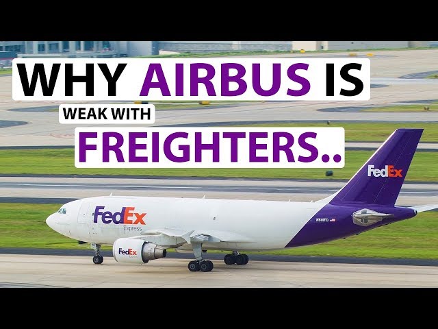 Why is Airbus lagging in the freighter market?